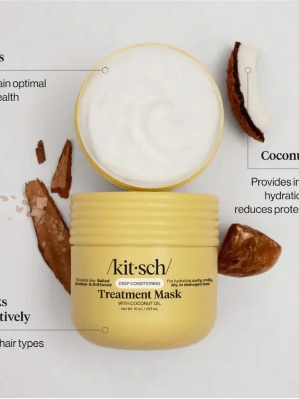 Kitsch Deep Conditioning Treatment Mask - Yellow - Picture 2 of 3